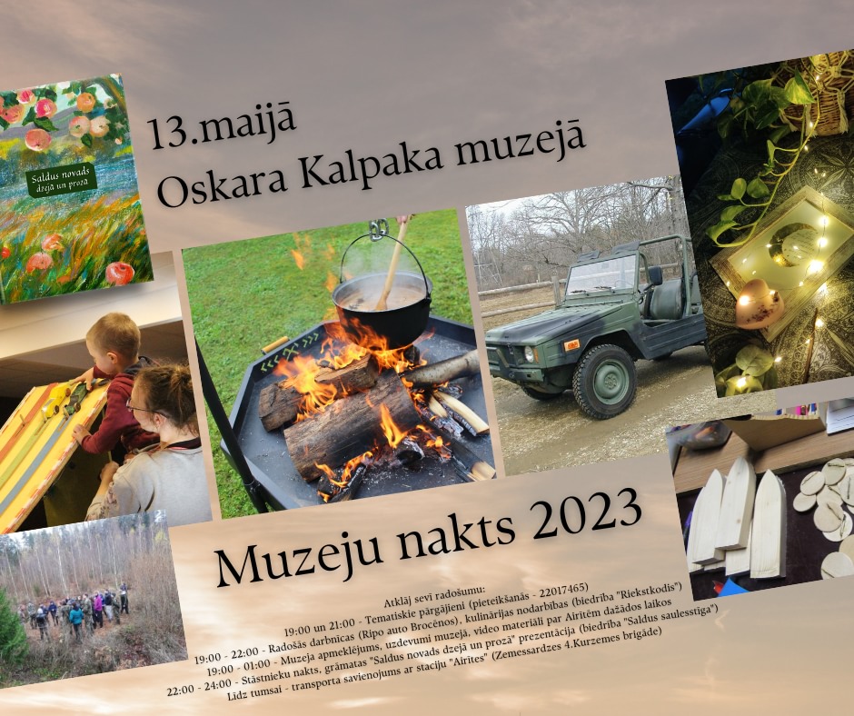 Muzeju nakts 2023 Oskara Kalpaka muzejā