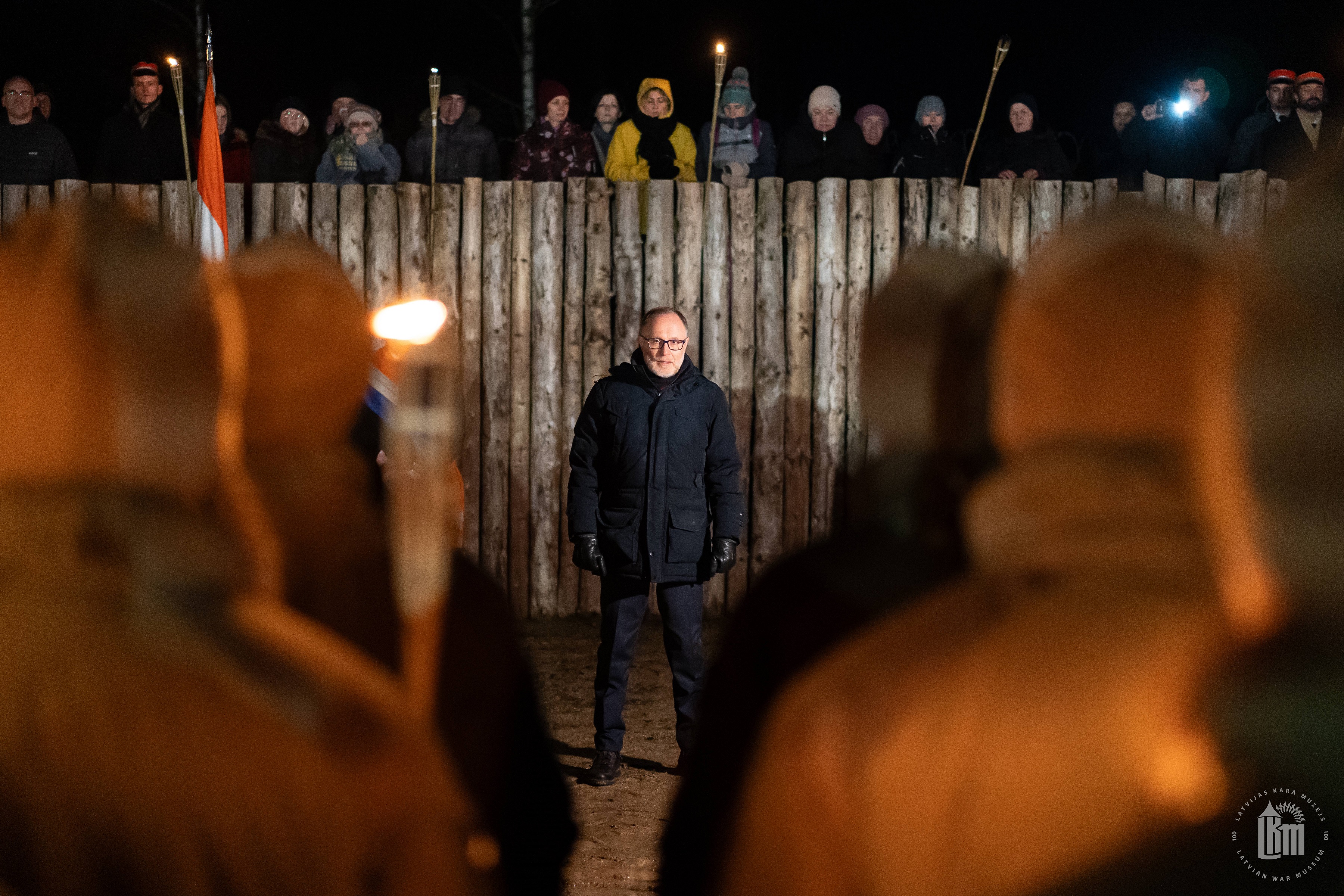 Pulkveža Oskara Kalpaka profesionālās vidusskolas 1. kursa iesvētības un svinīgā solījuma došanas ceremonija
