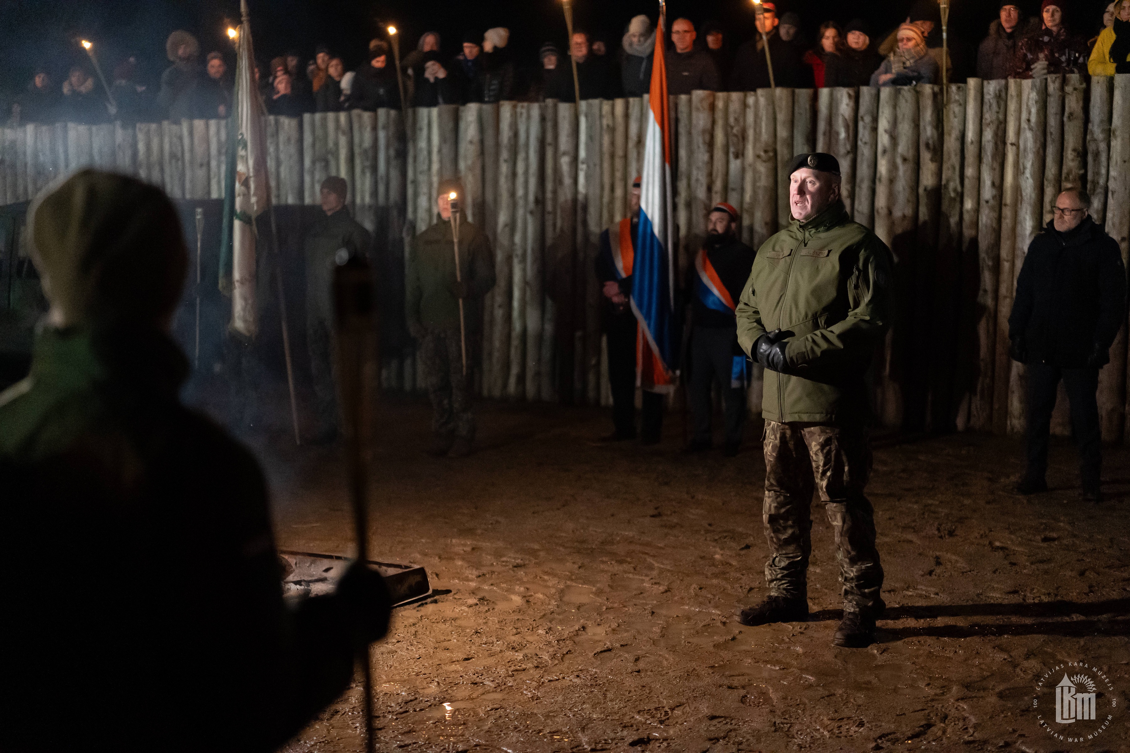 Pulkveža Oskara Kalpaka profesionālās vidusskolas 1. kursa iesvētības un svinīgā solījuma došanas ceremonija