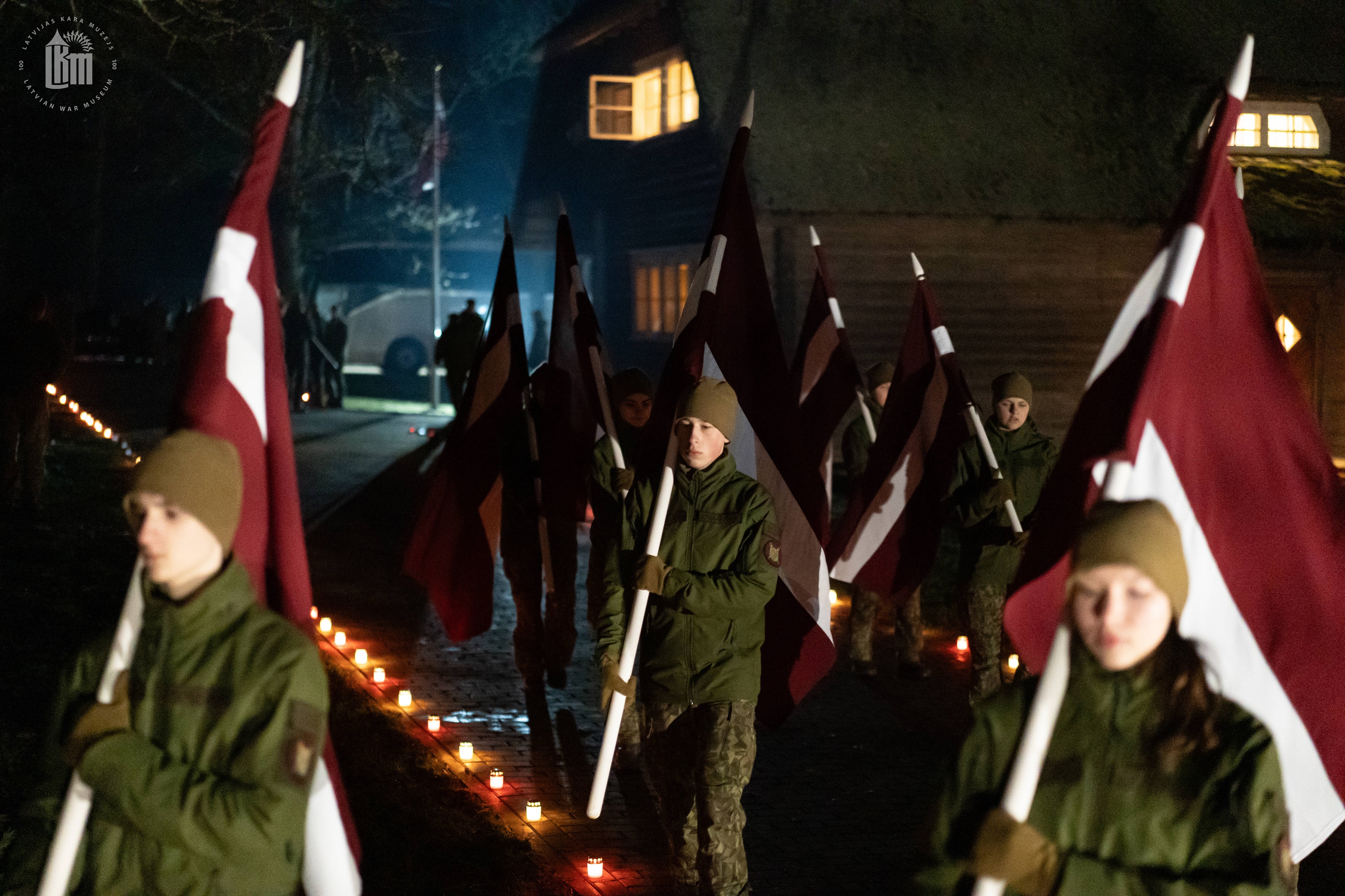 Pulkveža Oskara Kalpaka profesionālās vidusskolas 1. kursa iesvētības un svinīgā solījuma došanas ceremonija