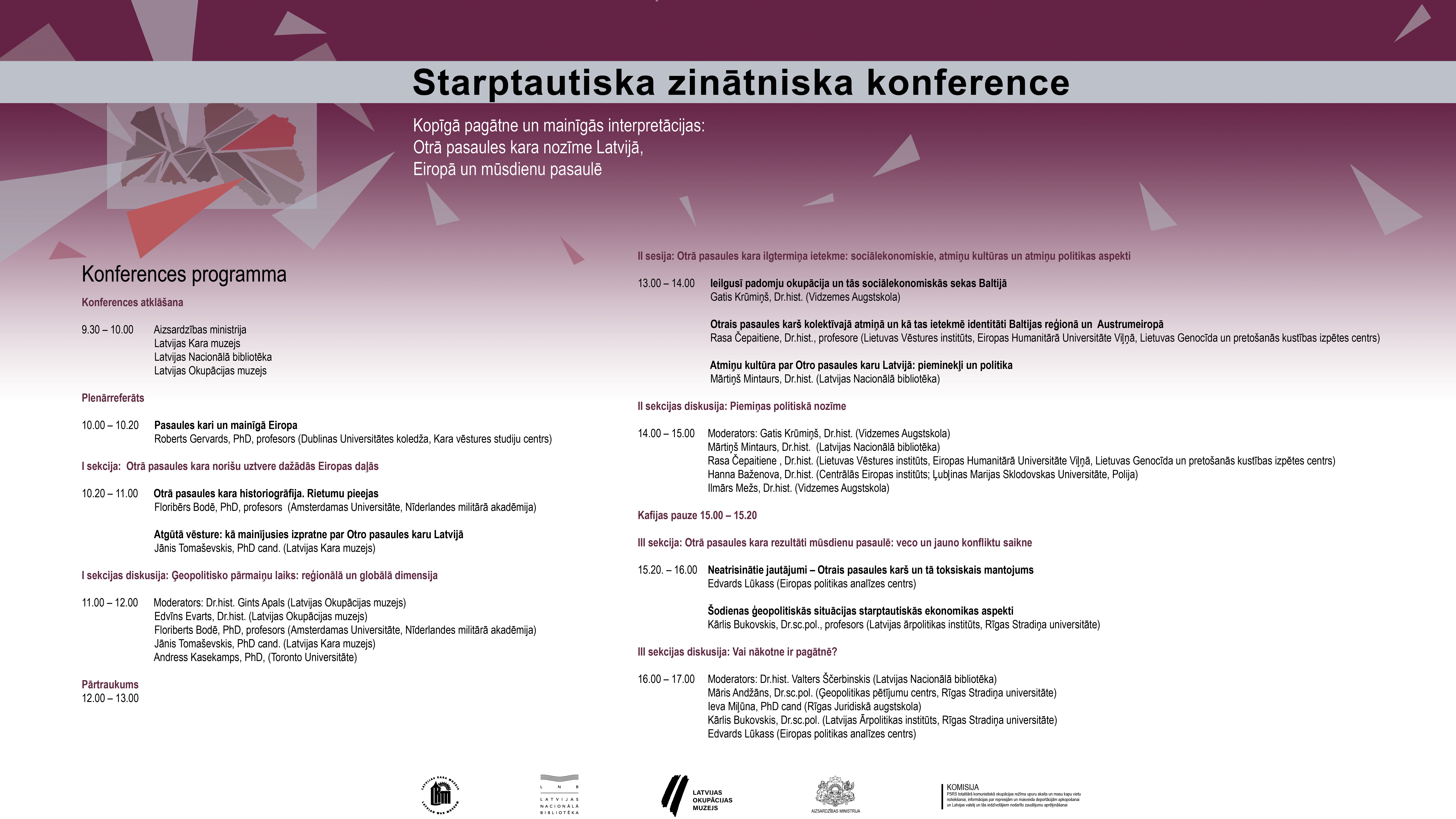Konferences programma LV