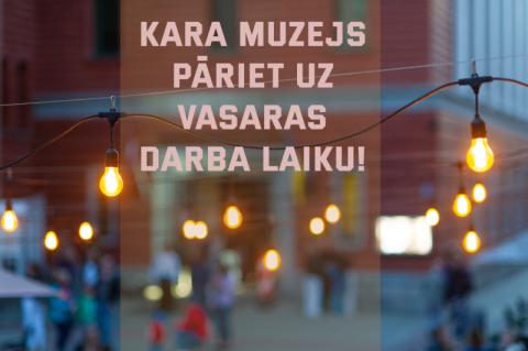KM pāriet uz vasaras darba laiku!