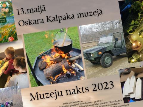 Muzeju nakts 2023 Oskara Kalpaka muzejā