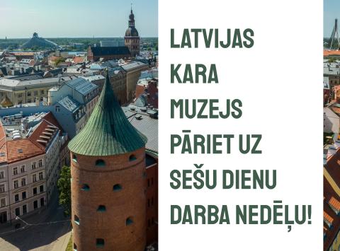 Muzejs pāriet uz sešu dienu darba nedēļu