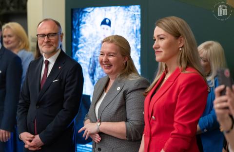 Latvijas Drošības un aizsardzības industriju federācijas izstādes atklāšana