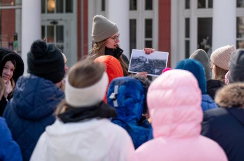 Nodarbība Brīvības piemineklis